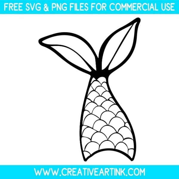 Mermaid Tail Free SVG & PNG Clipart Images Download