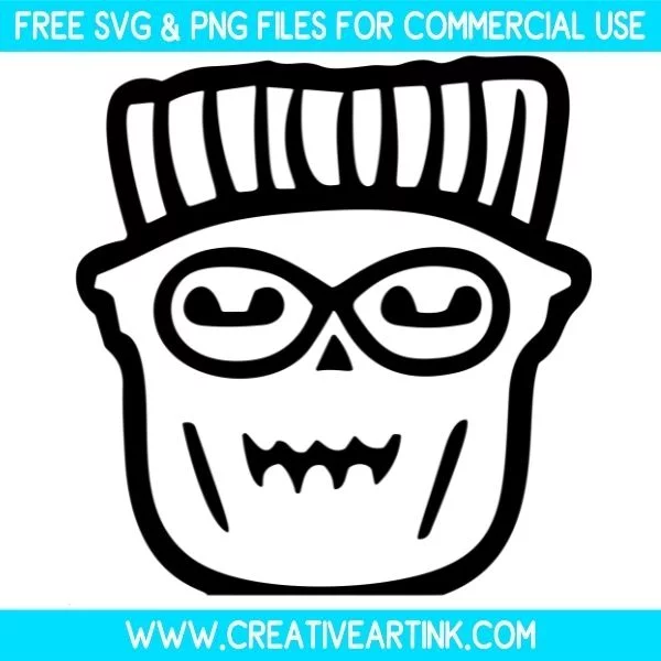 Scary Face Free SVG & PNG Images Download