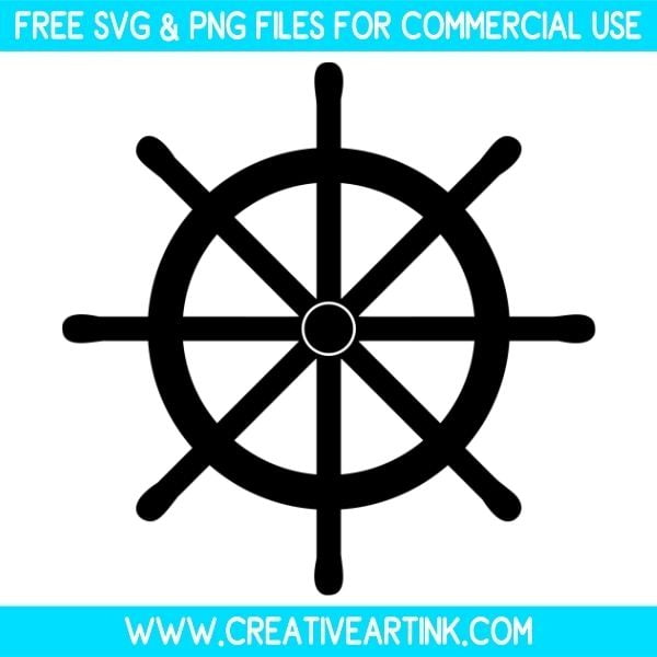 Ship Wheel Free SVG & PNG Clipart Images Download