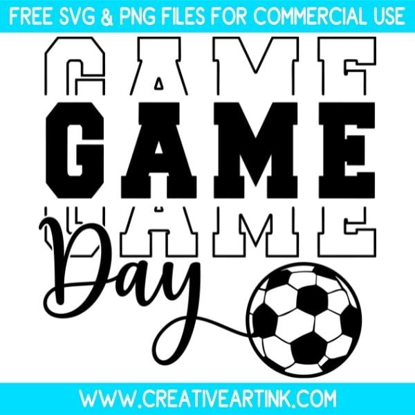 Game Day Soccer Free SVG & PNG Images Download