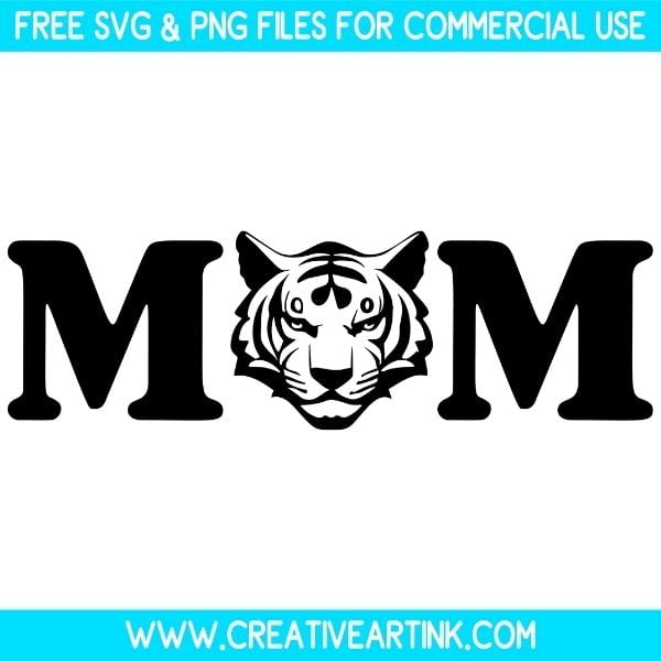 Tiger Mom Free SVG & PNG Images Download