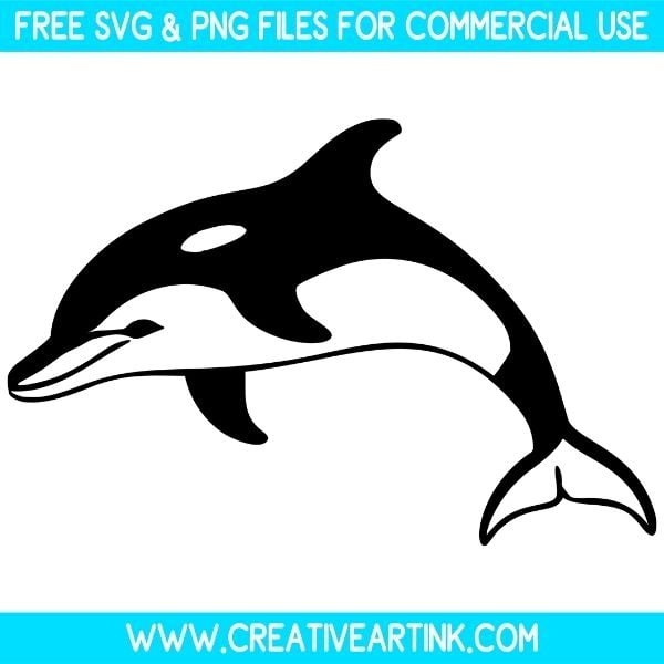 Dolphin Clipart Free SVG & PNG Cut Files Download