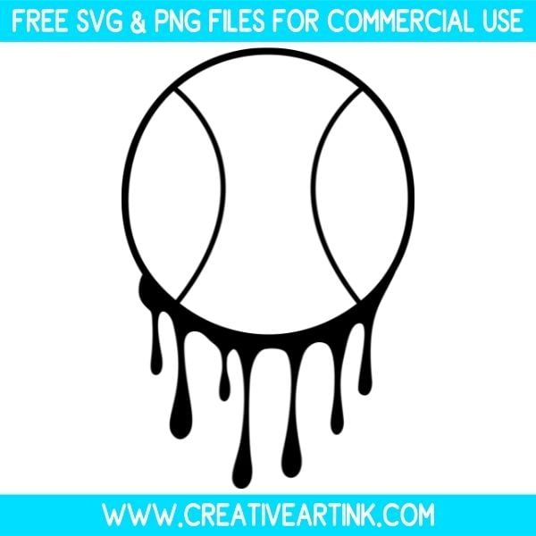 Dripping Tennis Ball Free SVG & PNG Clipart Images Download