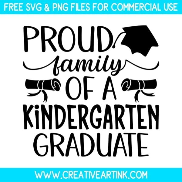 Proud Family Of A Kindergarten Graduate