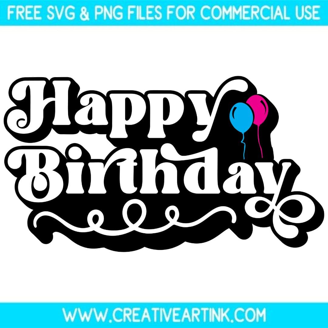 Happy Birthday SVG cut file for cricut