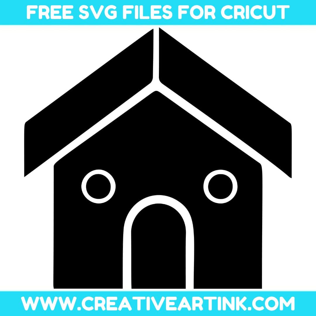 Simple House SVG cut file for cricut