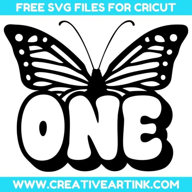 Butterfly, 1st Birthday SVG cut file for cricut