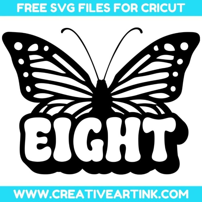 8th Birthday SVG cut file for cricut