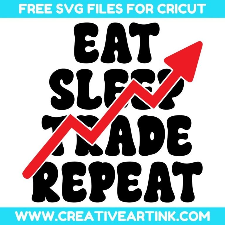 Eat Sleep Trade Repeat SVG cut file for cricut