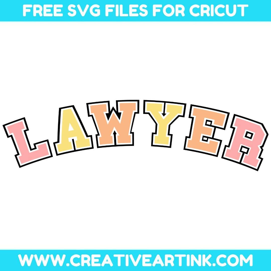 Lawyer SVG cut file for cricut