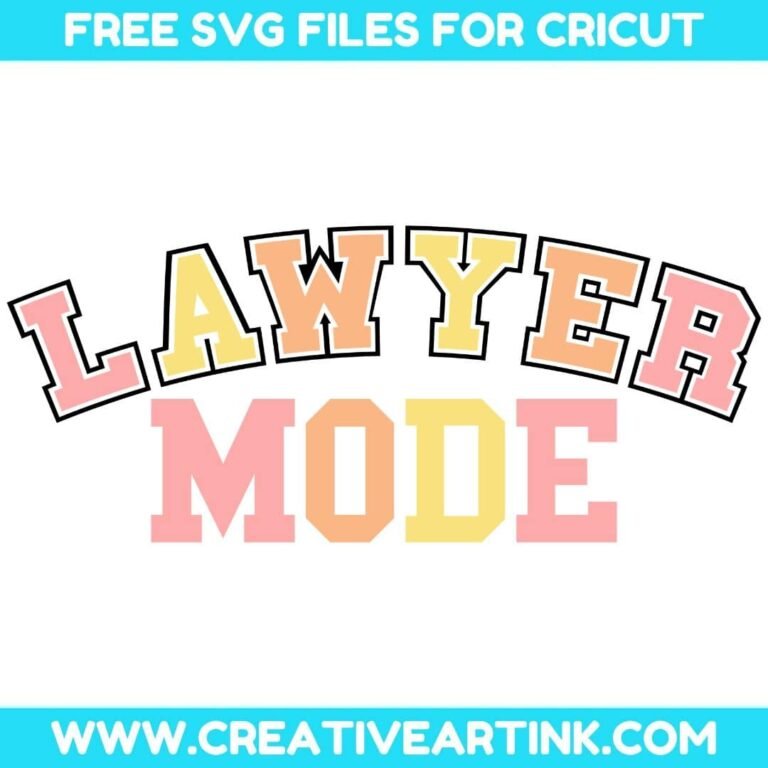 Lawyer Mode SVG cut file for cricut