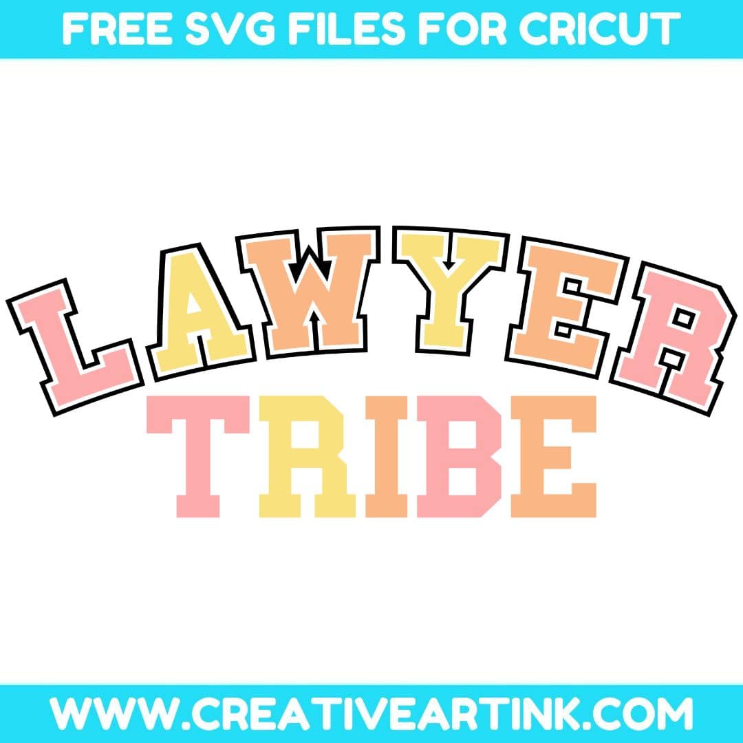 Lawyer Tribe SVG cut file for cricut
