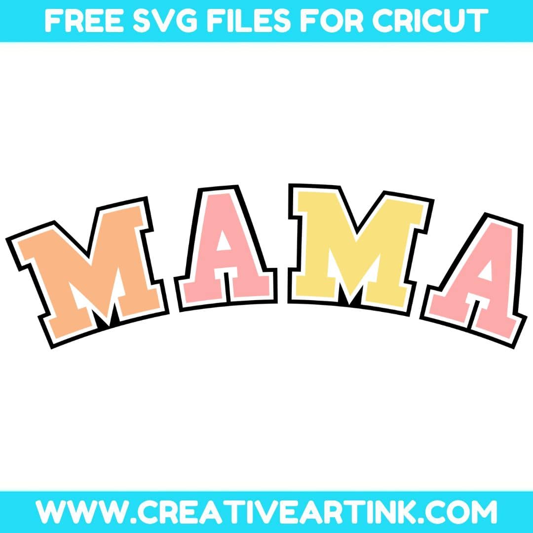 Mama SVG cut file for cricut