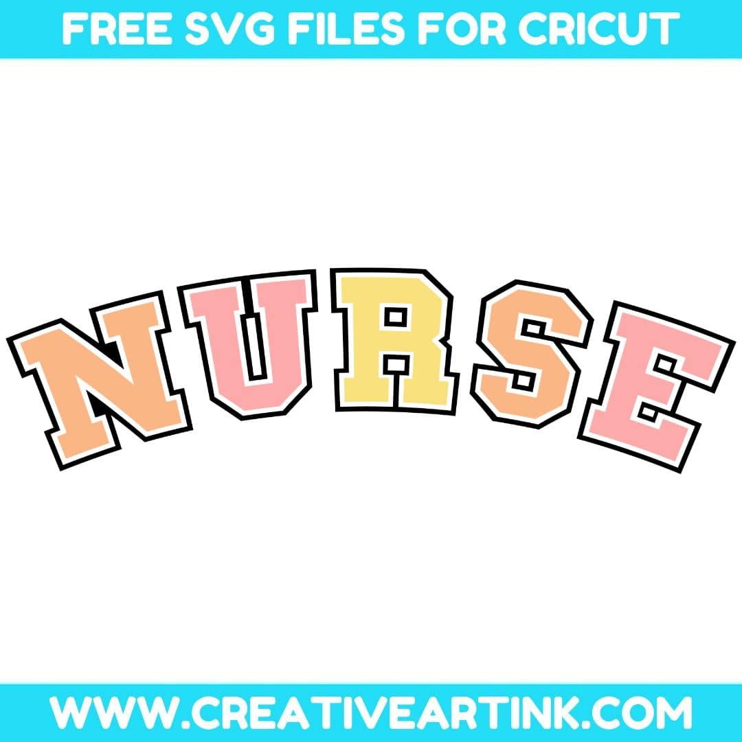 Nurse SVG cut file for cricut