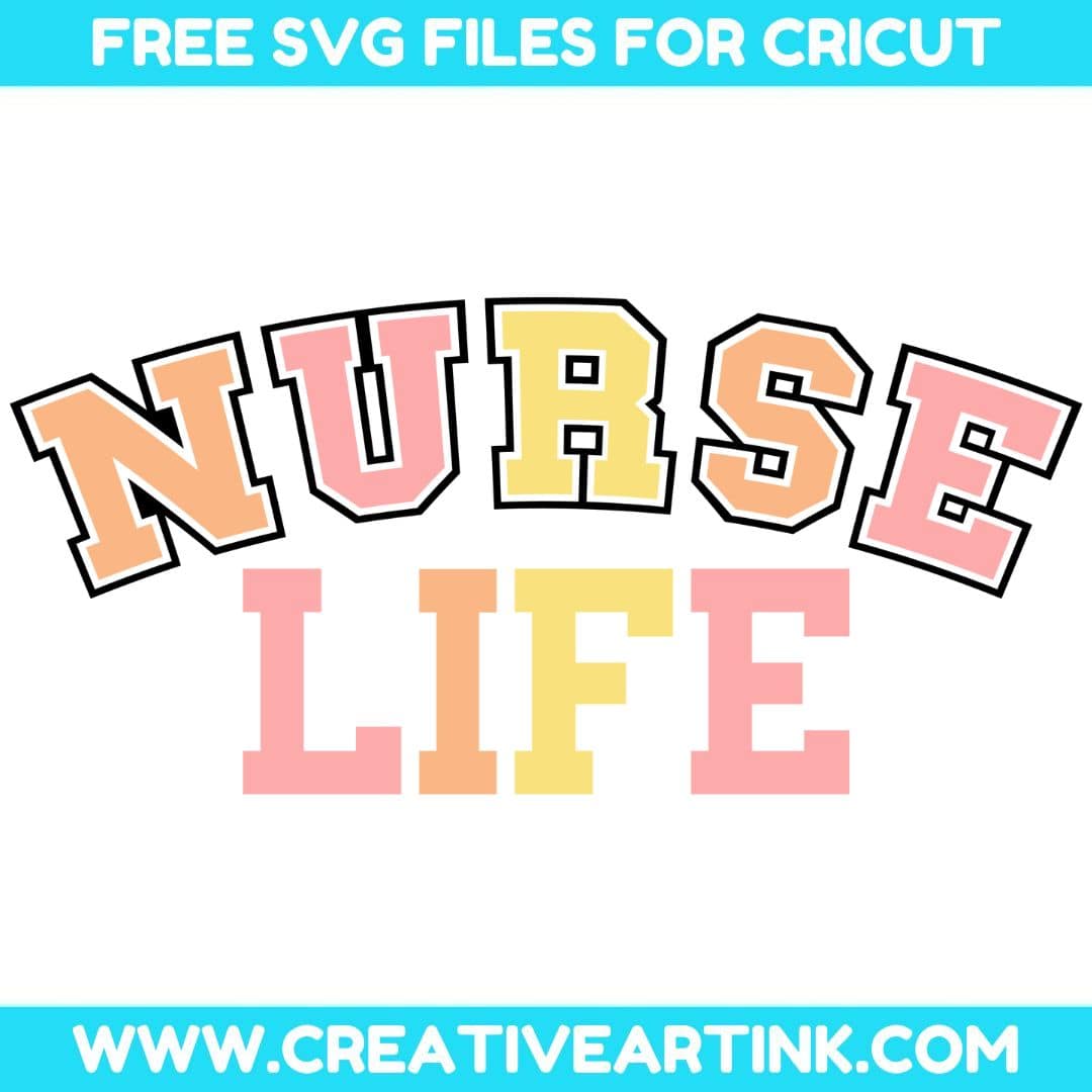 Nurse Life SVG cut file for cricut