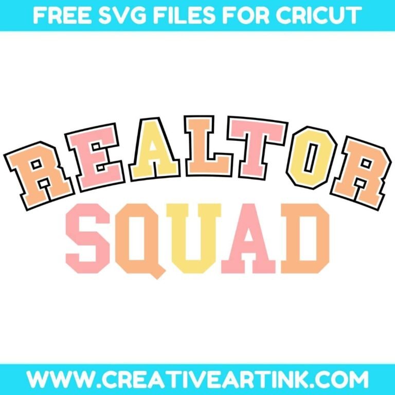 Realtor Squad SVG cut file for cricut