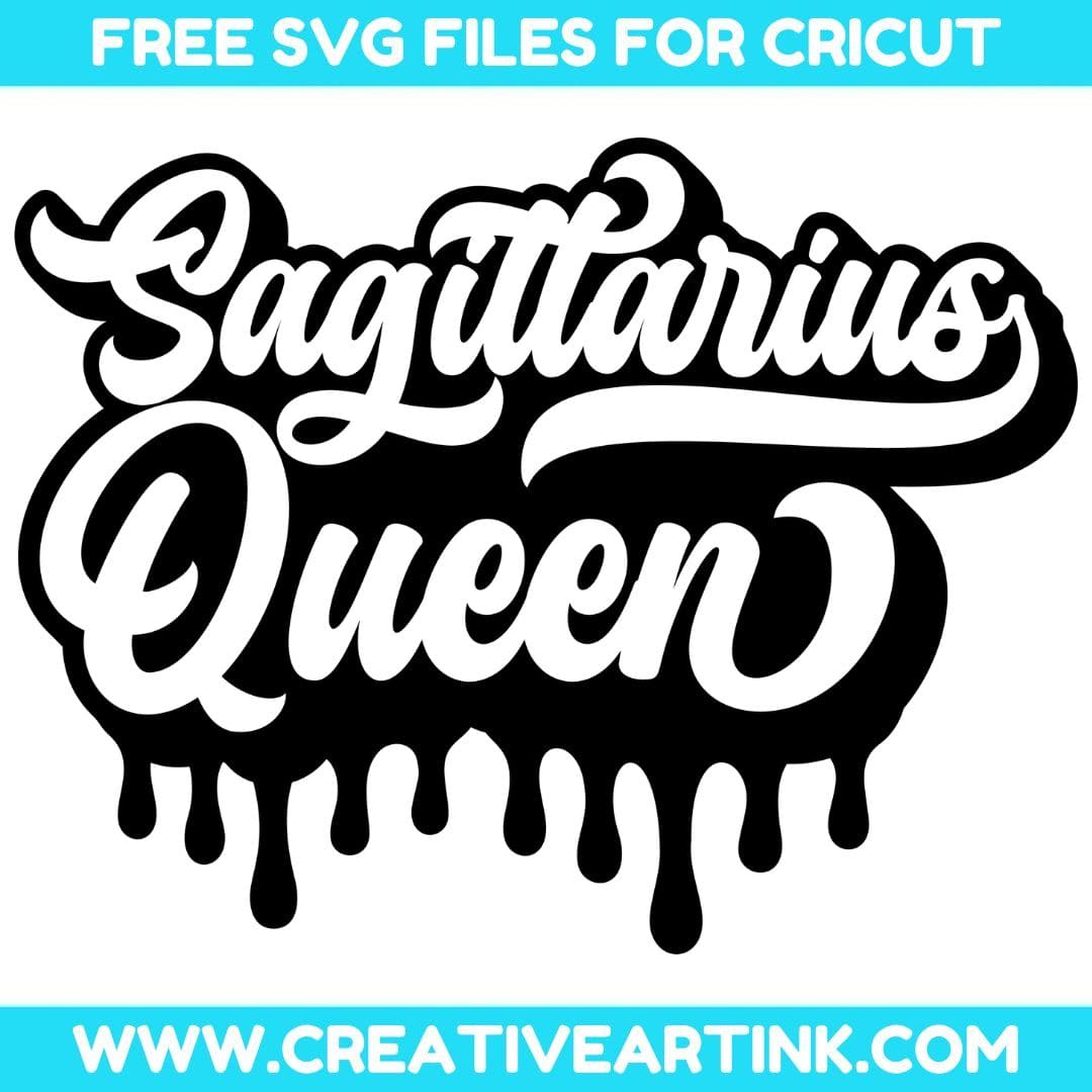 Sagittarius Queen SVG cut file for cricut
