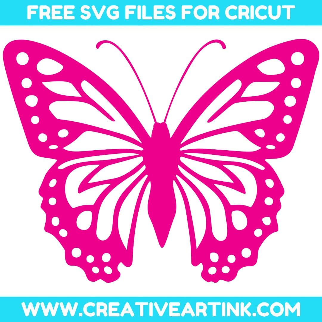 Simple Butterfly SVG cut file for cricut