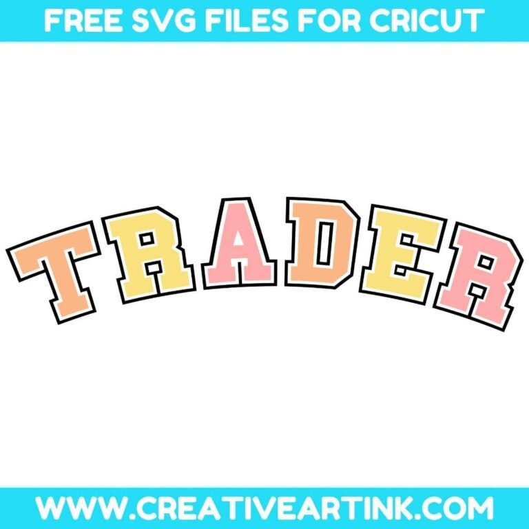 Trader SVG cut file for cricut