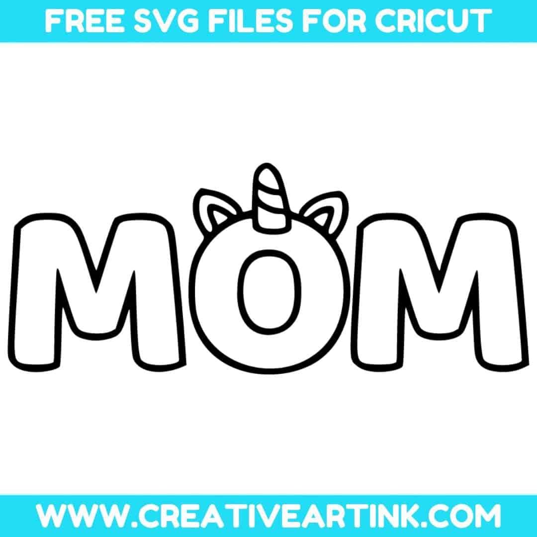 Unicorn Mom SVG cut file for cricut