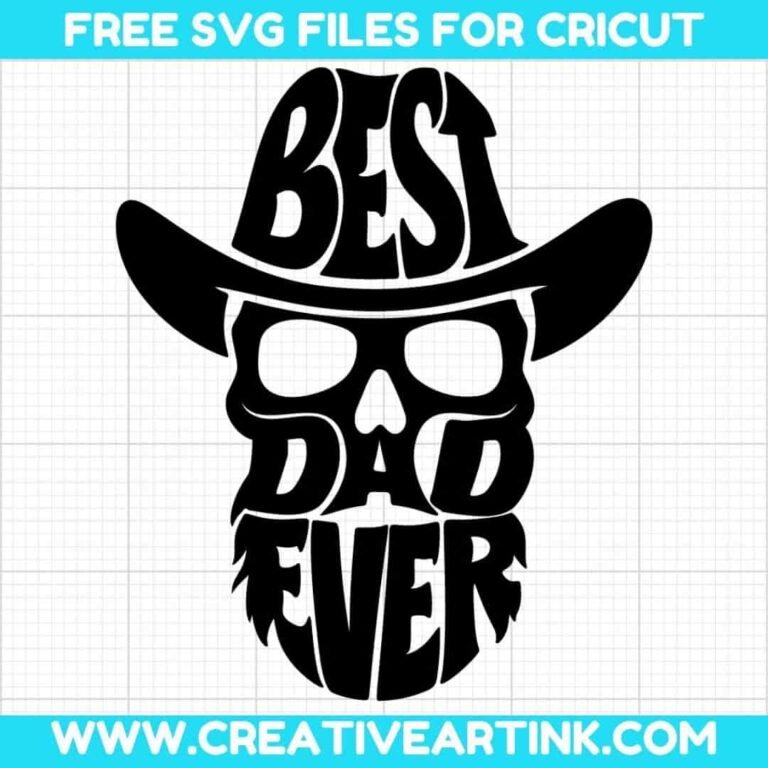 Cowboy, Best Dad Ever SVG cut file for cricut