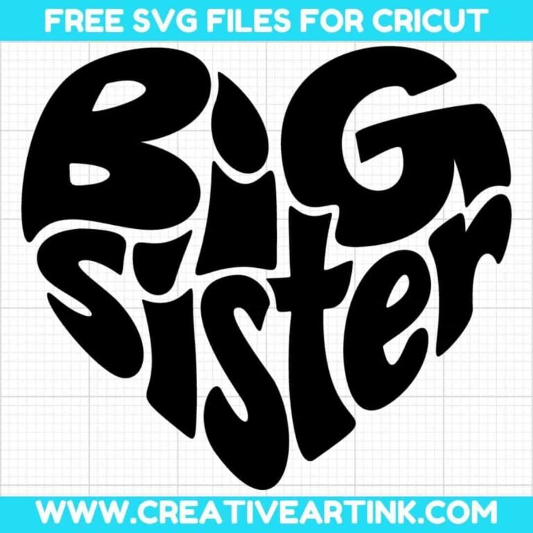 Big Sister SVG cut file for cricut