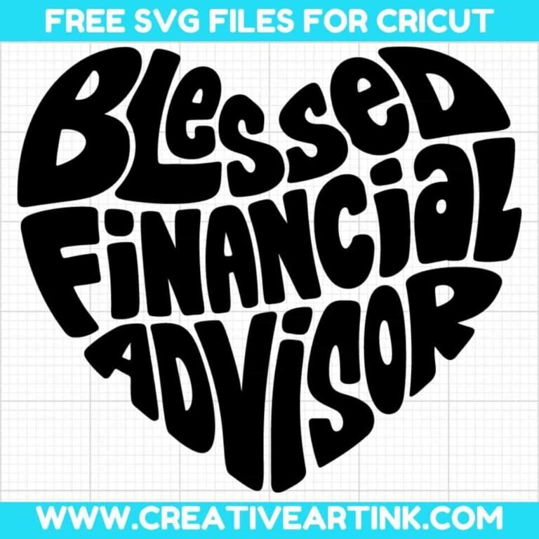 Blessed Financial Advisor SVG cut file for cricut
