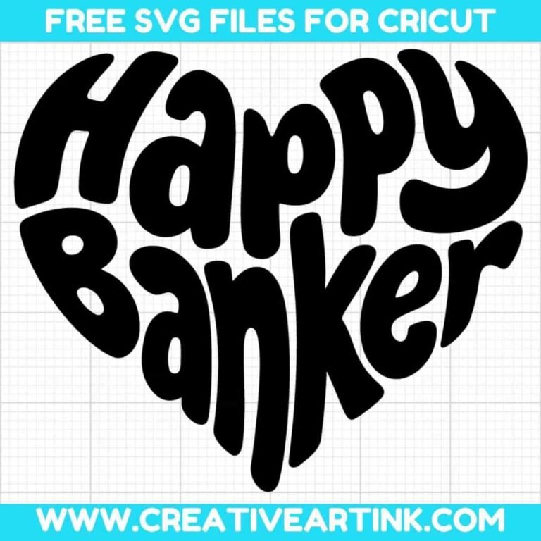 Happy Banker SVG cut file for cricut