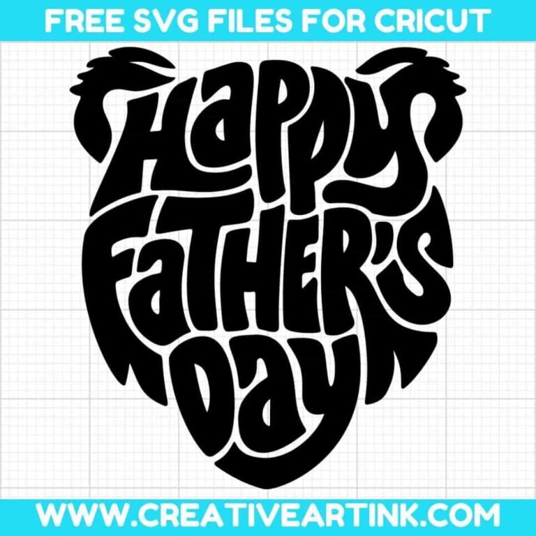Bear, Happy Father's Day SVG cut file for cricut