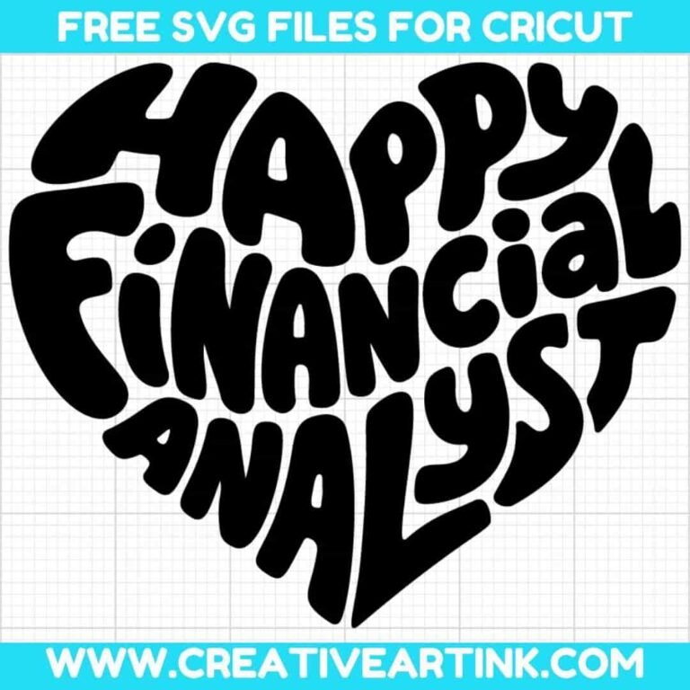 Happy Financial Analyst SVG cut file for cricut