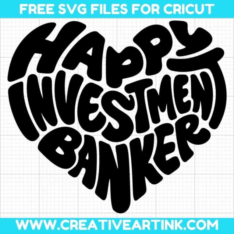 Happy Investment Banker SVG cut file for cricut