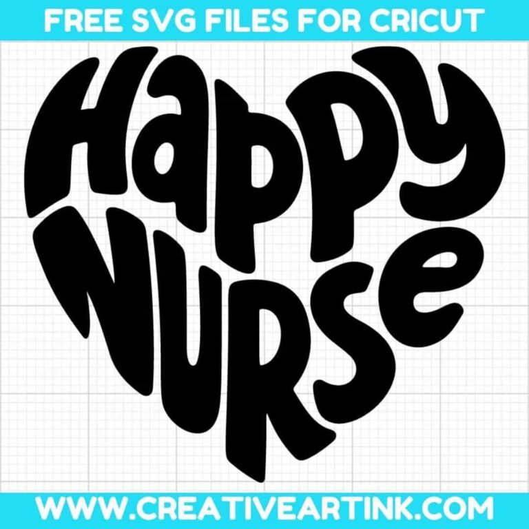 Happy Nurse SVG cut file for cricut