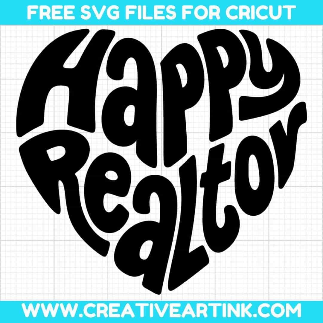 Happy Realtor SVG cut file for cricut