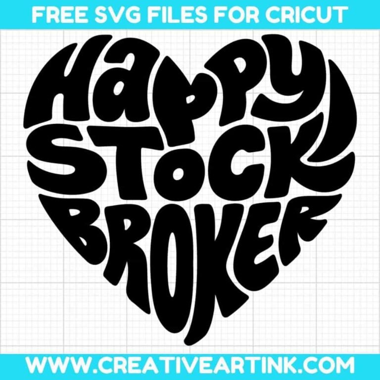 Happy Stock Broker SVG cut file for cricut