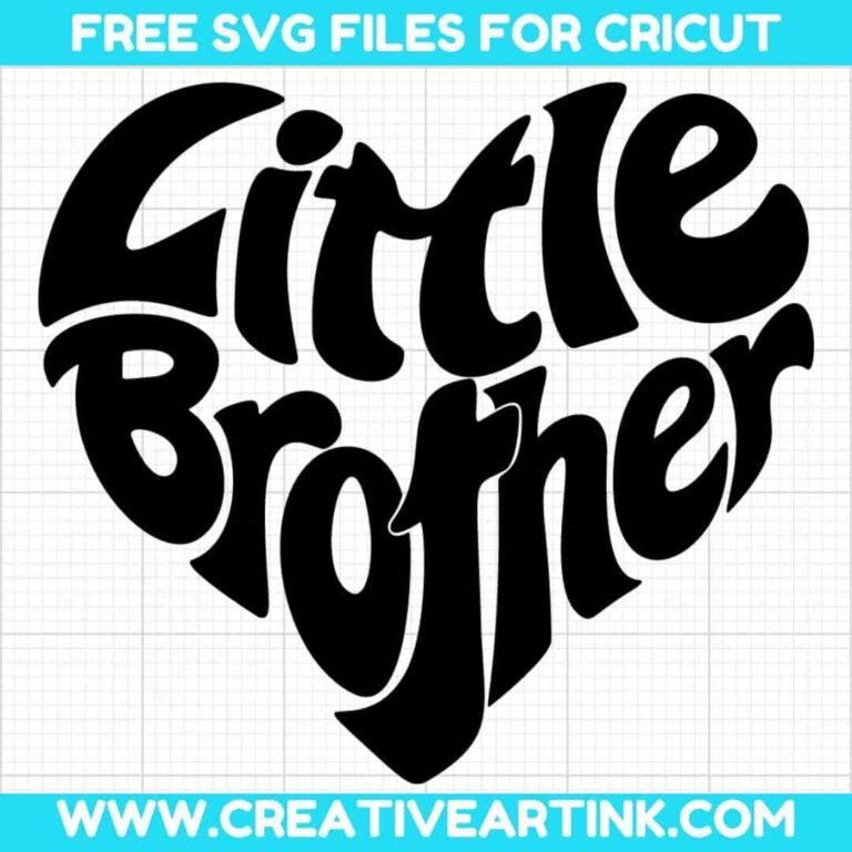 Little Brother SVG cut file for cricut