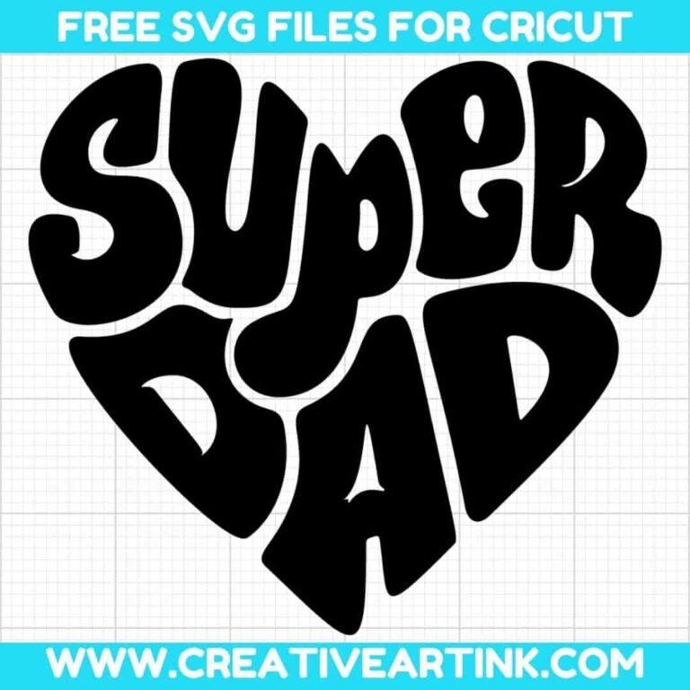 Super Dad SVG cut file for cricut