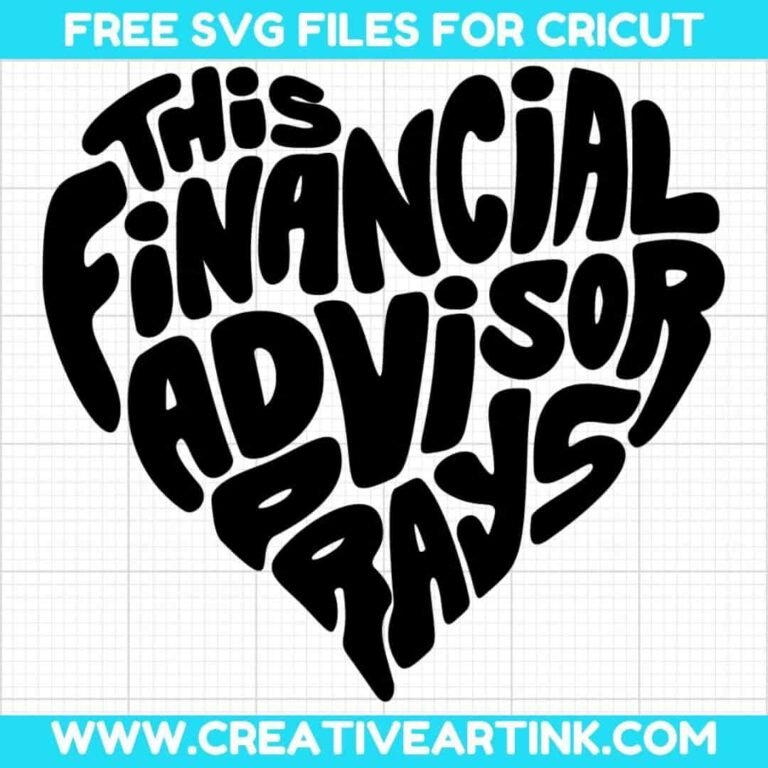 This Financial Advisor Prays SVG cut file for cricut