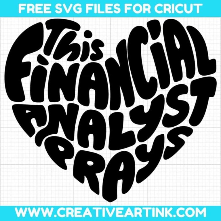 This Financial Analyst Prays SVG cut file for cricut