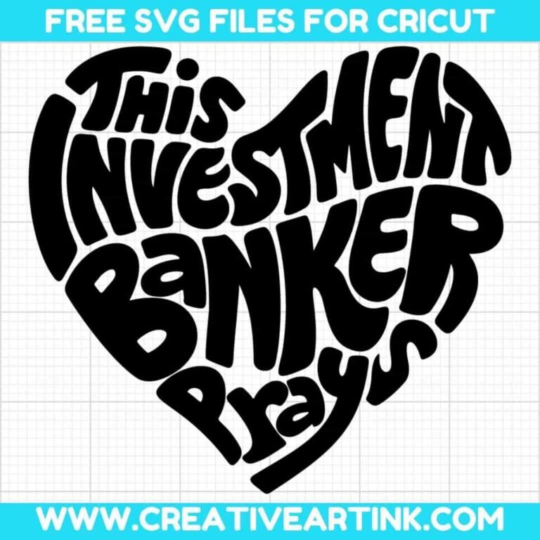 This Investment Banker Prays SVG cut file for cricut