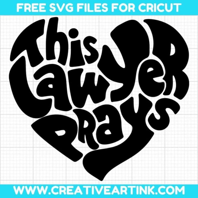 This Lawyer Prays SVG cut file for cricut