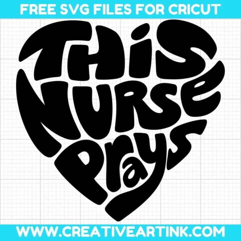 This Nurse Prays SVG cut file for cricut