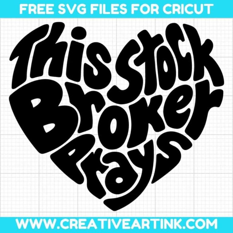 This Stock Broker Prays SVG cut file for cricut