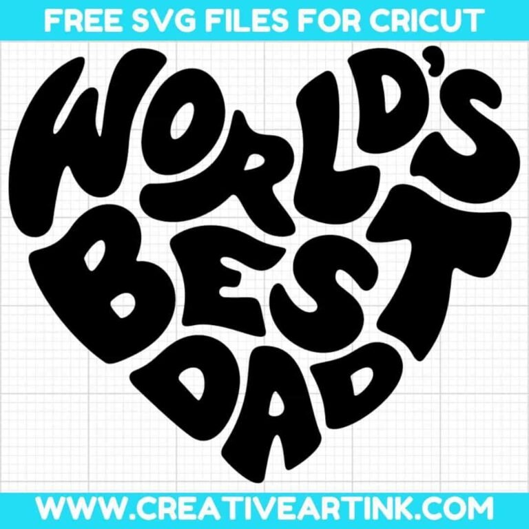 World's Best Dad SVG cut file for cricut