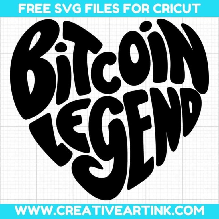 Bitcoin Legend SVG cut file for cricut