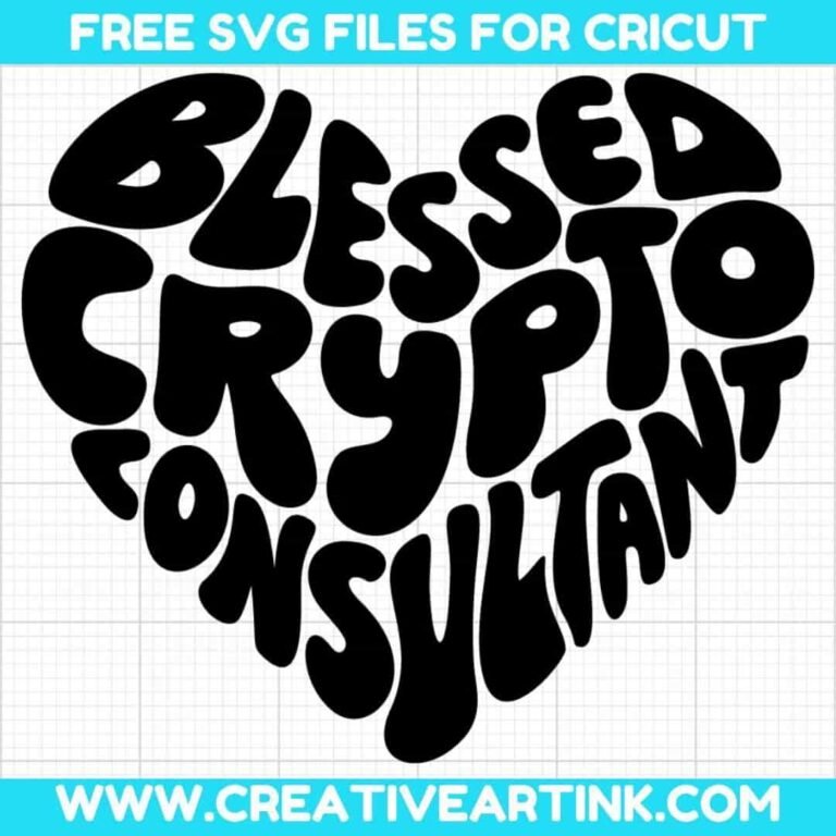 Blessed Crypto Consultant SVG cut file for cricut