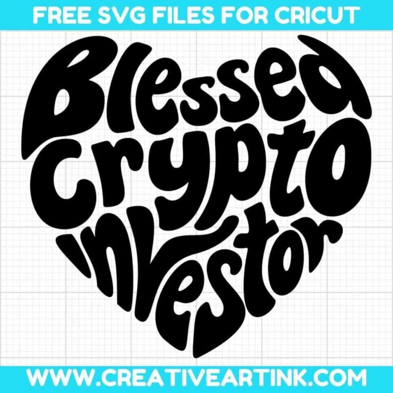 Blessed Crypto Investor SVG cut file for cricut