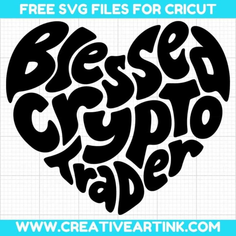 Blessed Crypto Trader SVG cut file for cricut