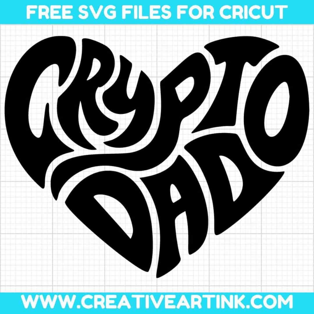 Crypto Dad SVG cut file for cricut