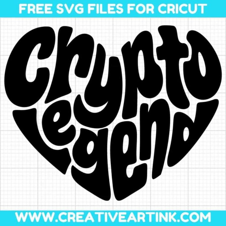 Crypto Legend SVG cut file for cricut