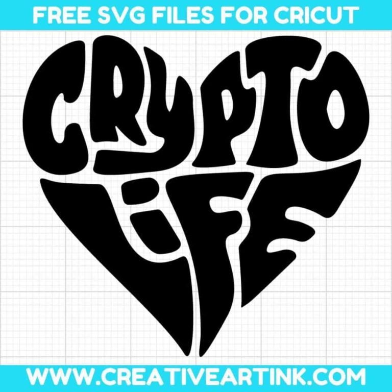 Crypto Life SVG cut file for cricut